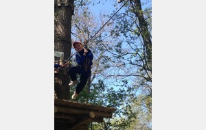 ACCROBRANCHE-STAGE FOOTBALL-PÂQUES 2015